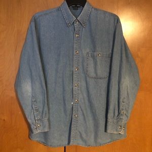 La Loving Denim Button-Down Shirt